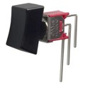 400MSP1R1BLKM7QE - SWITCH ROCKER SPDT 3A 120V