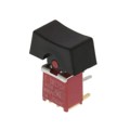 400AWMSP4R1BLKM6QE - SWITCH ROCKER SPDT 3A 120V