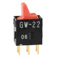 GW22LCP - SWITCH ROCKER DPDT 0.4VA 28V