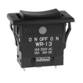 WR13AS - SWITCH ROCKER SPDT 15A 125V
