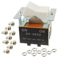 SW3832/UC - SWITCH ROCKER 3PDT 30A 125V