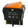 A8A-216-1 - SWITCH ROCKER DPST 16A 125V