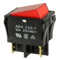 A8A-222-1 - SWITCH ROCKER DPST 16A 125V