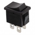 R1973BBLKBLKEF0 - SWITCH ROCKER DPST 9A 125V