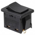 R1966DBLKBLKES - SWITCH ROCKER SPDT 15A 125V