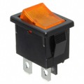 R1973ABLKYILEF1 - SWITCH ROCKER SPST 9A 125V