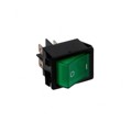 R5BBLKGRNGF2 - SWITCH ROCKER DPST 20A 125V