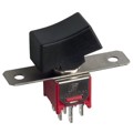 400MSP1R1BLKM1QE - SWITCH ROCKER SPDT 3A 120V