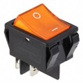 R5BBLKYELGF2 - SWITCH ROCKER DPST 20A 125V