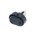 RD2-1A-DC-1-RL - OVAL-SHAPED OFF-ON RED LED