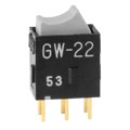 GW22RHP - SWITCH ROCKER DPDT 0.4VA 28V