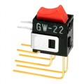 GW22RCV - SWITCH ROCKER DPDT 0.4VA 28V