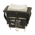 RVW56D1200 - SWITCH ROCKER DPDT 20A 125V