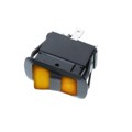 SRB3-1F-DC-1-AAL - SPDT ON-OFF-ON 2AMBER BULB-IP56