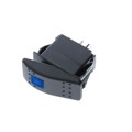 SRD1-2A-DC-1-BUN - DPST OFF-ON BLUE LED- IP67