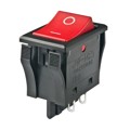 JWM21RC1A/UCV - SWITCH ROCKER DPST 10A 125V