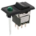 M2022TJW02-FA-2A-F - SWITCH ROCKER DPDT 6A 125V