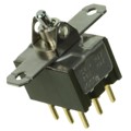 M2032TNG03-DA - SWITCH ROCKER 3PDT 0.4VA 28V