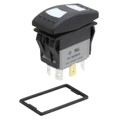 R723FE3-SXXX2B4GRW - SWITCH ROCKER DPDT 16A 30V