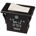 WR12BS - SWITCH ROCKER SPDT 15A 125V