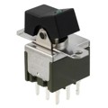 M2122RFW03 - SWITCH ROCKER DPDT 6A 125V