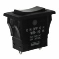 WR19AS - SWITCH ROCKER SPDT 15A 125V