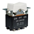 SW3823D/UC - SWITCH ROCKER DPDT 30A 30V