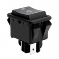 YRM33F2BBBNN - SWITCH ROCKER DPDT 20A 125V