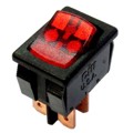 GRL-4021-0000 - SWITCH ROCKER DPST 13A 125V