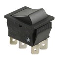 C1560AABB - SWITCH ROCKER DPDT 16A 250V