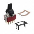 7411J2CGE2 - SWITCH ROCKER DP3T 5A 120V