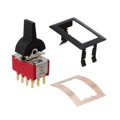 7411J21Z3BE22 - SWITCH ROCKER DP3T 0.4VA 20V