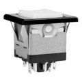 MLW3028-28-RB-1A - SWITCH ROCKER DPDT 5A 125V