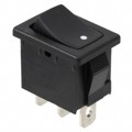 R1966CBLKBLKAF - SWITCH ROCKER SPDT 15A 125V