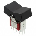 300DP3J3BLKVS2QE - SWITCH ROCKER DPDT 5A 120V