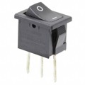R1966CBLKBLKGP - SWITCH ROCKER SPDT 15A 125V