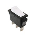 R4DBLKWHTEFO - SWITCH ROCKER SPDT 15A 125V