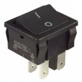 D602J12S215PQF - SWITCH ROCKER DPST 10A 125V