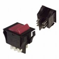 C221J13S205QF - SWITCH ROCKER DPDT 15A 125V