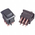 PRADD1-07F-BB000 - SWITCH ROCKER DPDT 7A 125V
