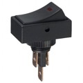 CLS-RR11A12250R - SWITCH ROCKER SPST 25A 12V