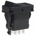 SRN91-28BB - SWITCH ROCKER DPDT 15A 125V
