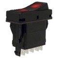 SRL91-27URR3-BB99 - SWITCH ROCKER DPDT 15A 125V