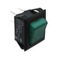 C1353ARBG2-B - SWITCH ROCKER DPST 20A 250V