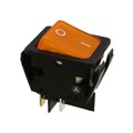 C6053ALBA3-1197W-B - SWITCH ROCKER DPST 20A 277V