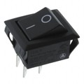 C1350ARBB-602AW-B - SWITCH ROCKER DPST 20A 250V