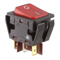 C6090ALBR2-1197W-B - SWITCH ROCKER DPST 20A 277V