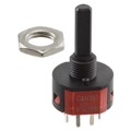 F20308RS02Q - SWITCH ROTARY 3POS 4A 125V