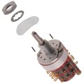 71AD36-02-2-AJN - SWITCH ROTARY 2-5POS 250MA 115V