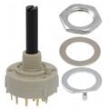 KC15B02NPFB31.5MM - SWITCH ROTARY 5POS 350MA 125V